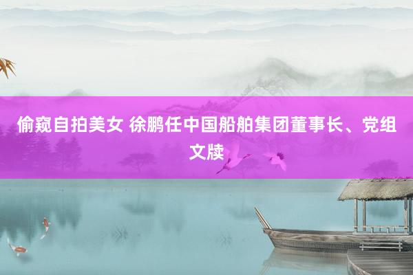 偷窥自拍美女 徐鹏任中国船舶集团董事长、党组文牍