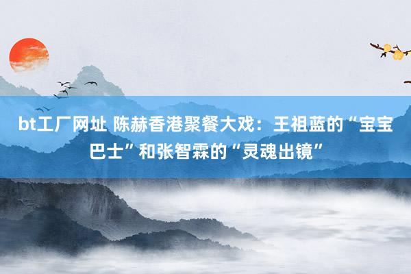 bt工厂网址 陈赫香港聚餐大戏：王祖蓝的“宝宝巴士”和张智霖的“灵魂出镜”